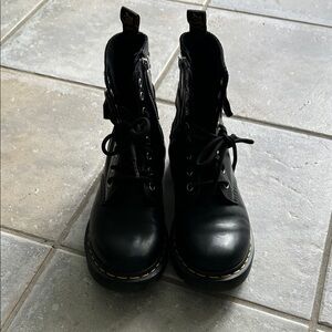 Dr. Martens Front Lace Up with Side Zipper Boots